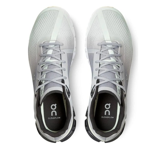 On Running Cloudflow Mens Size 14 Alloy/Magnet Athletic Running Shoes Sneakers - Picture 3 of 5